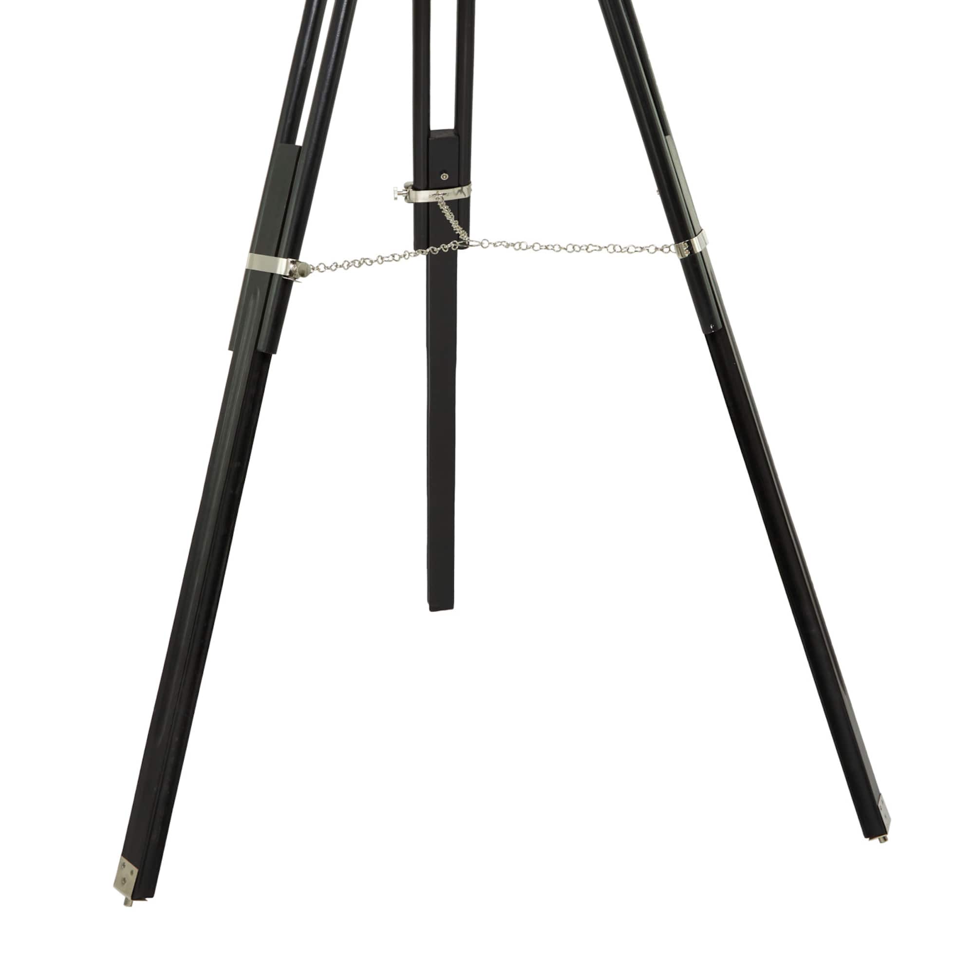 57" Silver Metal Telescope Decoration